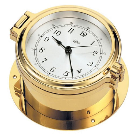 Barigo Clock Brass 100mm Dial (140 x 80mm) - PROTEUS MARINE STORE