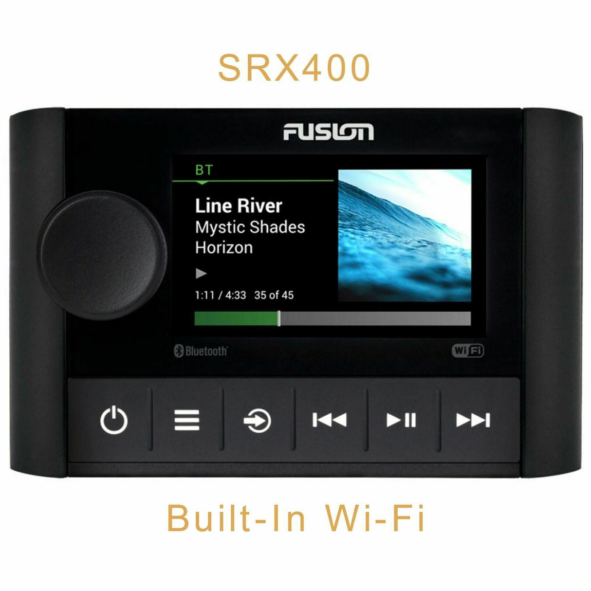 Fusion MS-SRX400 Apollo Marine Zone Stereo with WiFi - PROTEUS MARINE STORE