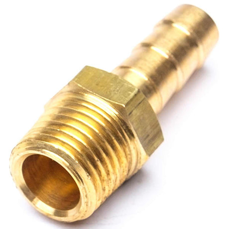 AG Brass Hose Tail Connector 1/4" NPT to 5/16" Hose