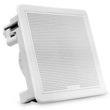 Fusion FM-F77SW 7.7" Flush Mount Square Marine Speakers 200W - White