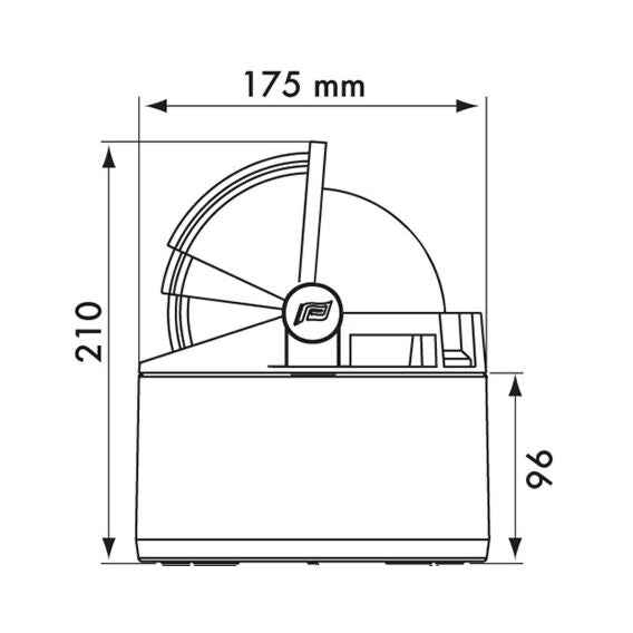 Olympic 135 Compass-White Binnacle-Black (Red Card)
