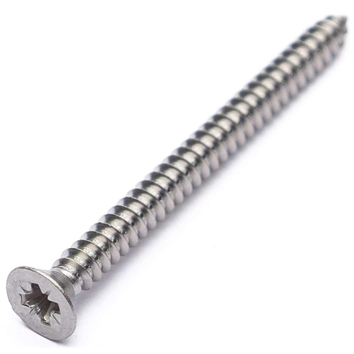 AG ECS Vent No8 x 2" Stainless Steel Countersunk Posi Self Tapping Screw