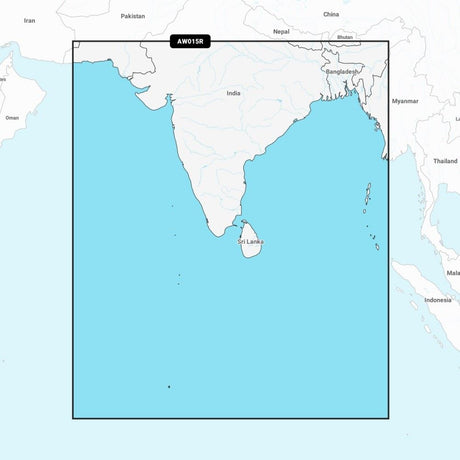 Garmin Navionics Vision+ Chart: AW015R - Indian Subcontinent - PROTEUS MARINE STORE
