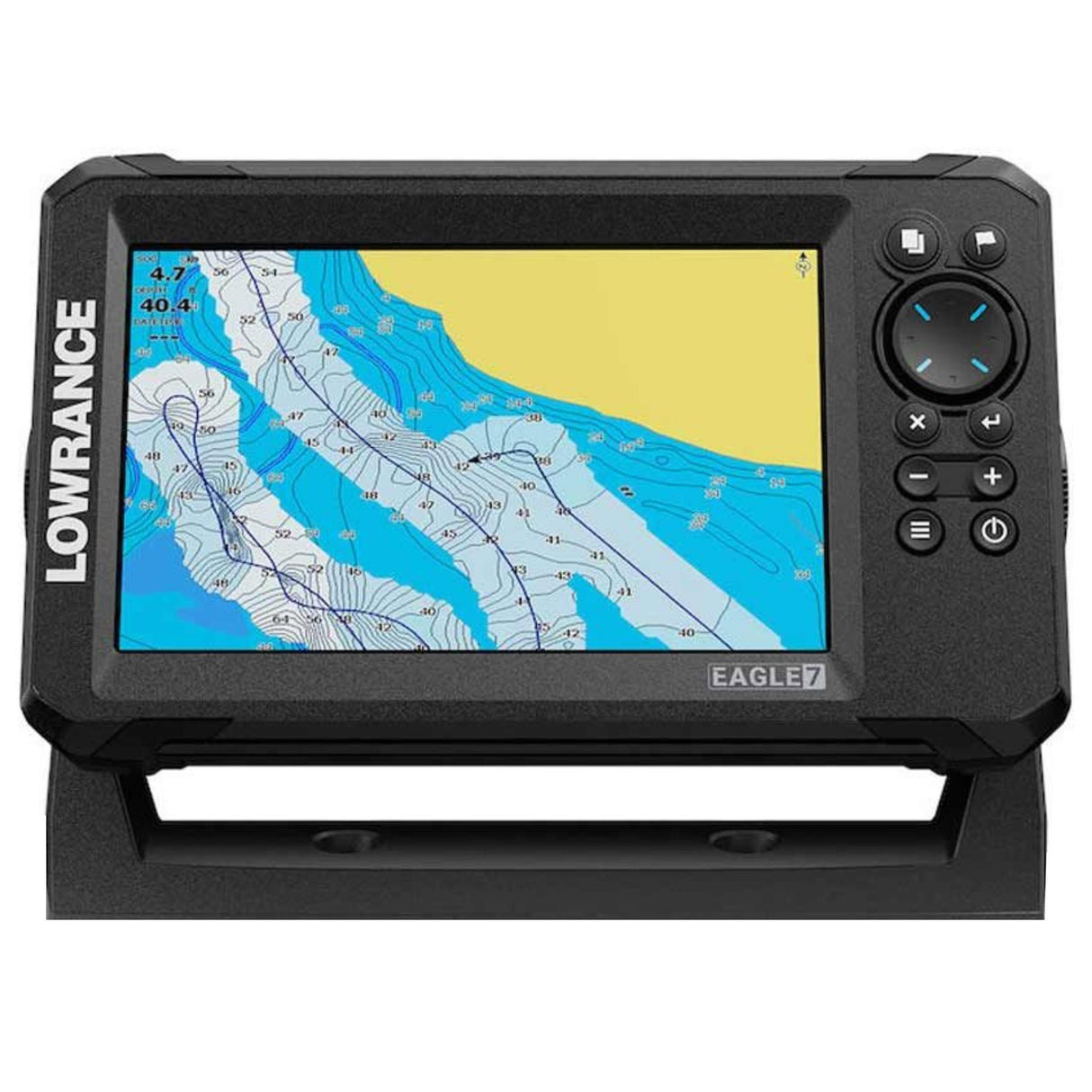 Lowrance Eagle 7 Fishfinder/ Chartplotter with 83/200 HDI Transducer - Worldwide Base map