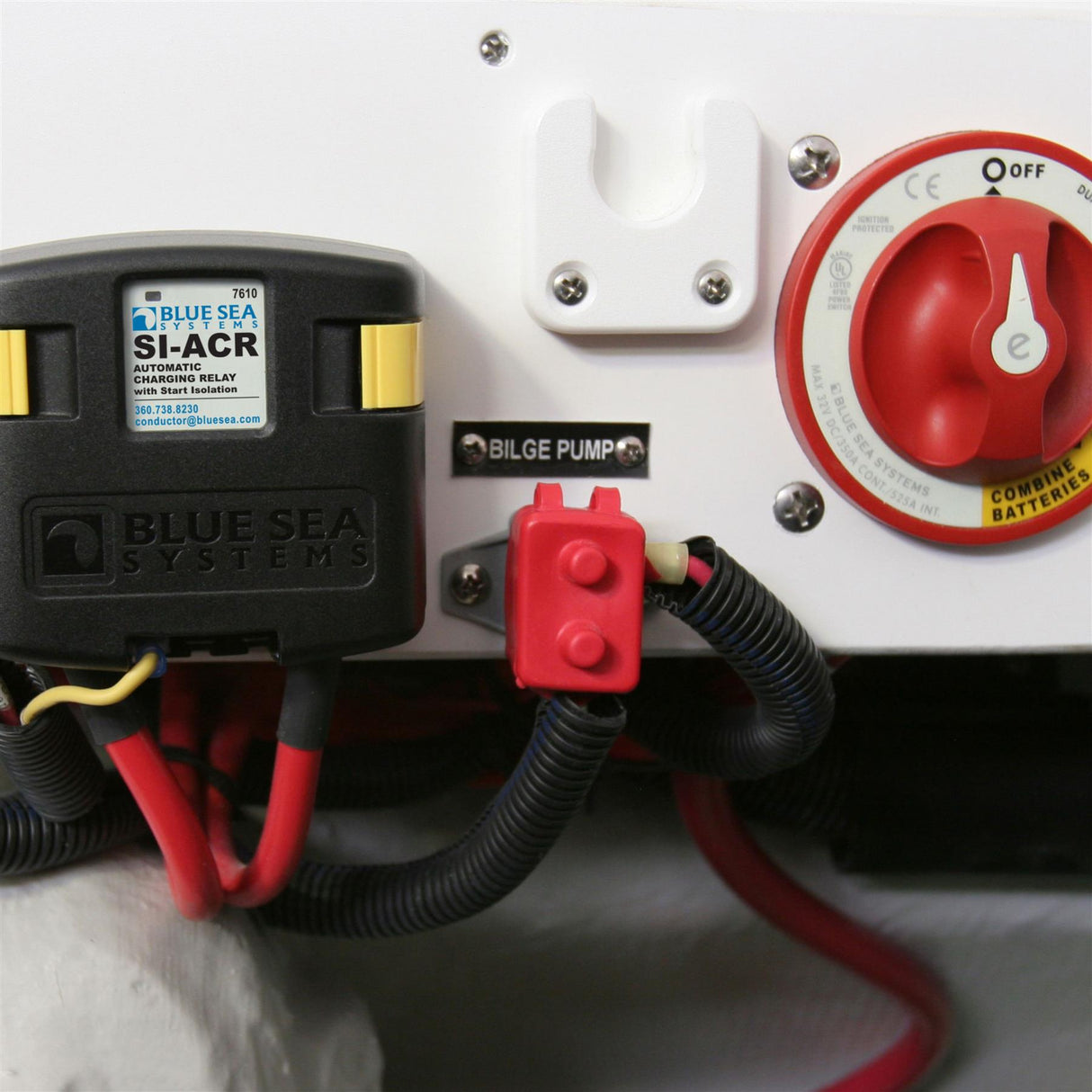 BlueSea Systems Dual Circuit Plus Battery Switch & Automatic Charging Relay - 7650