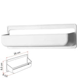 Fiamma Vehicle Storage Pocket Medium with Screws  - White, 03177-01-