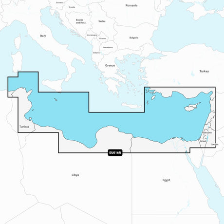Garmin Navionics+ Chart: EU016R - Mediterranean Sea, Southeast - PROTEUS MARINE STORE
