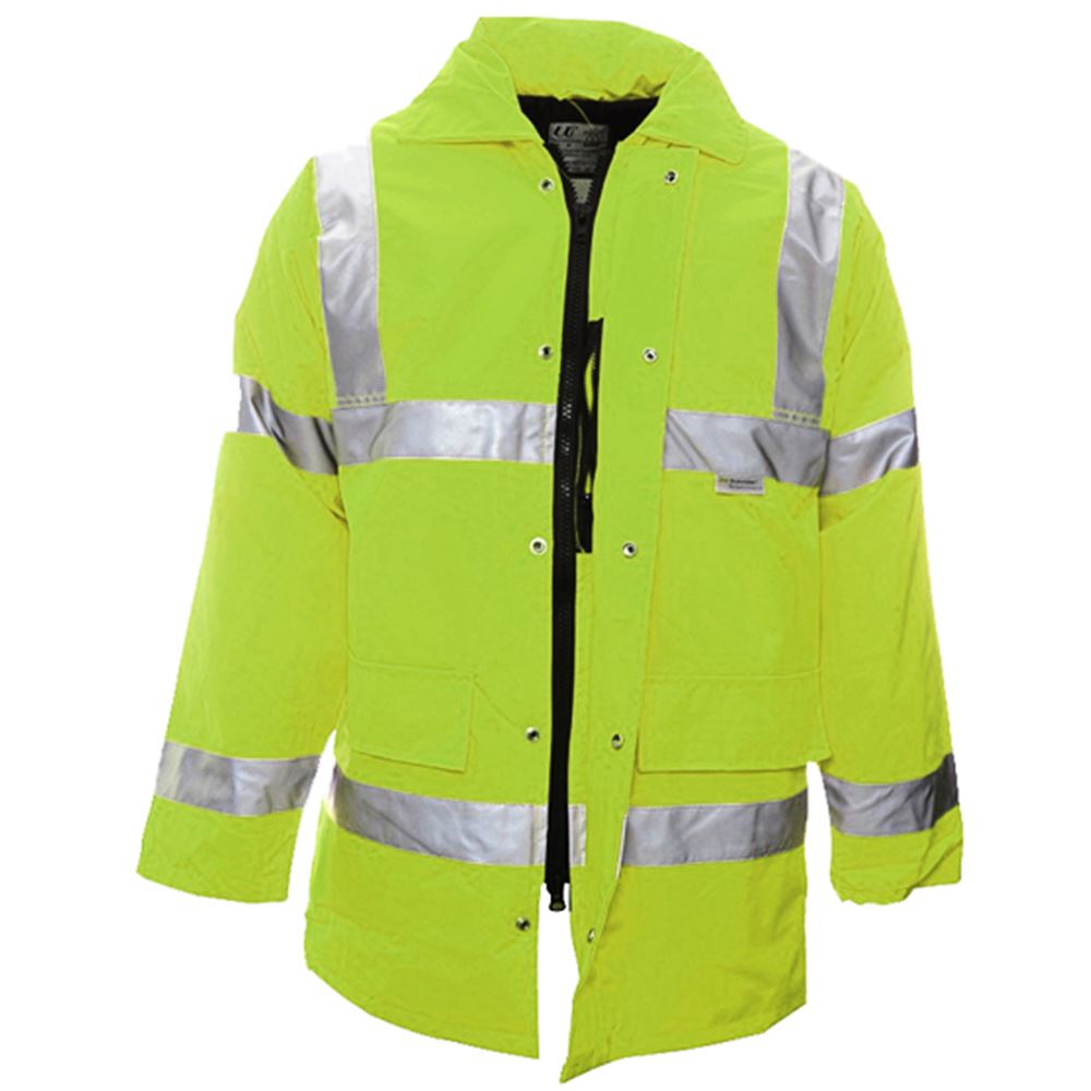 Hi-Vis Coat Warm Quilted Lining 3XL
