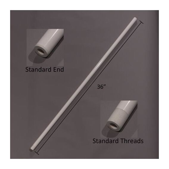 TUBE (COMPOSITE) 36" WHITE