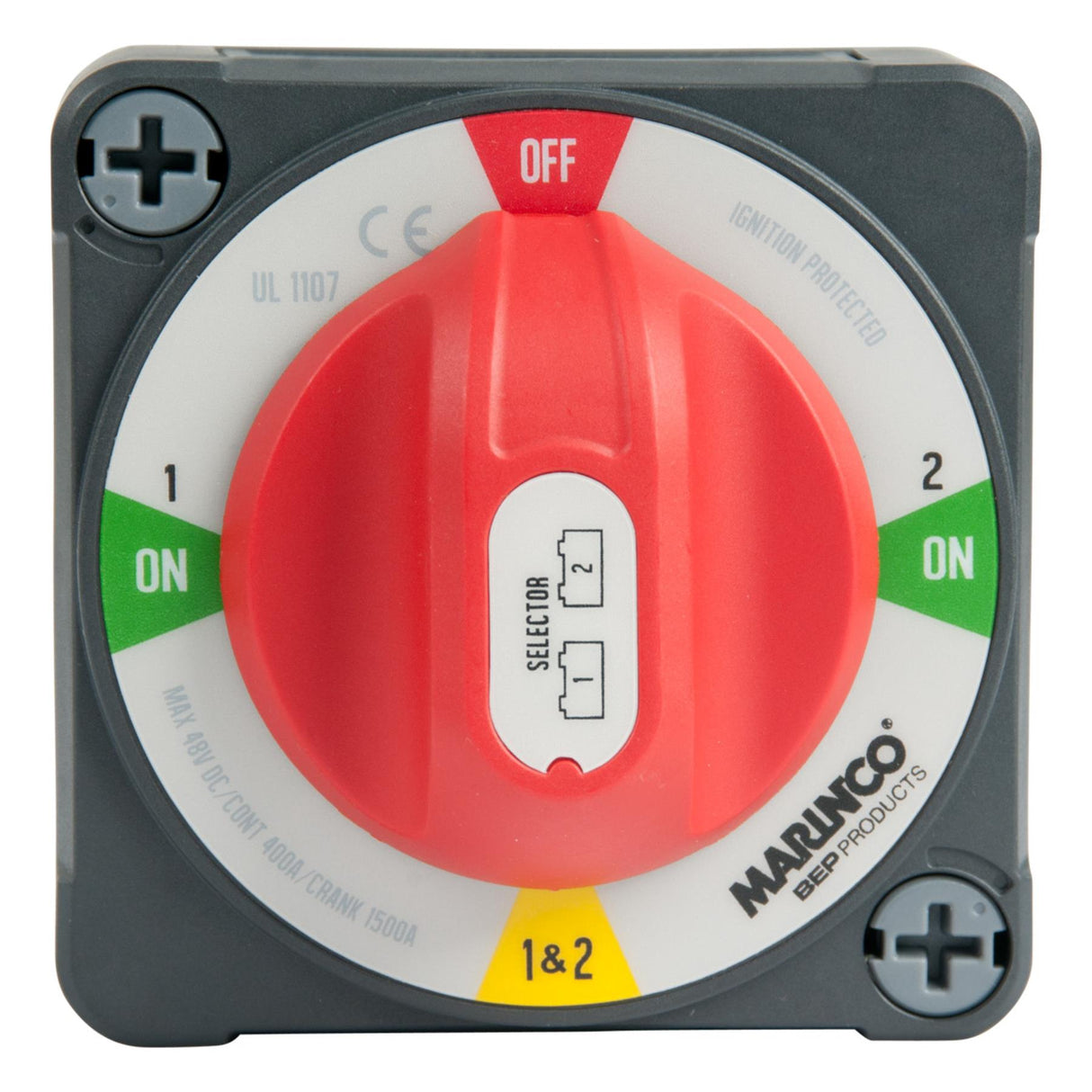 BEP Pro-Installer Ez-Mount Battery Switch 400A 1/2/Both/Off