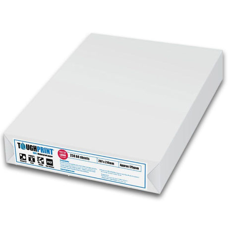 ToughPrint Waterproof A4 Paper for Laserjet Printer, Use Maps, Signs & Documents Print - 250 Sheets - PROTEUS MARINE STORE