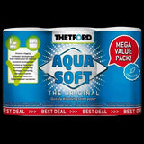 Thetford Aqua Soft Toilet Paper Rolls 24 Pack For Caravan Boat Chemical Portable