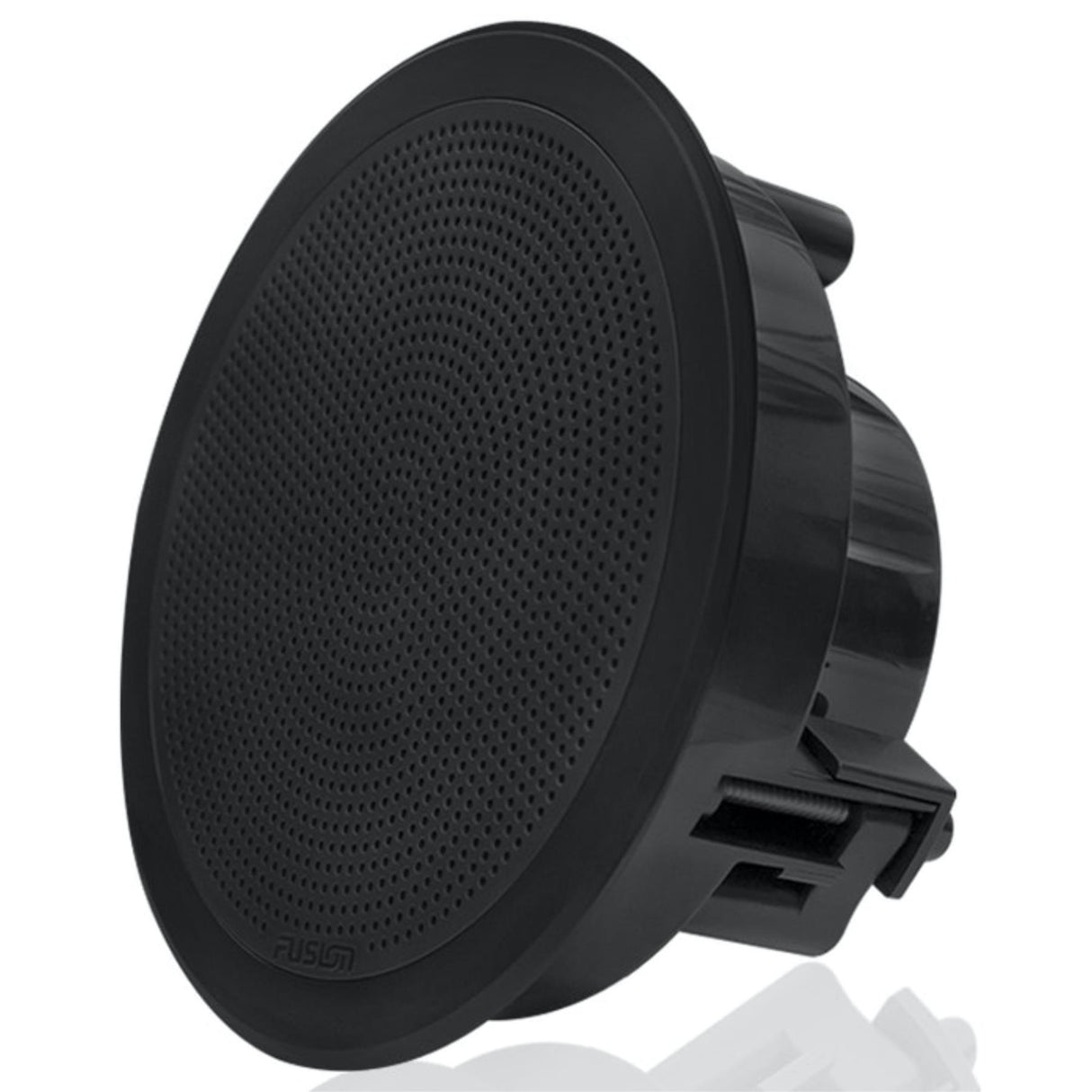 Fusion FM-77RB 7.7" Flush Mount Round Marine Speakers 200W - Black