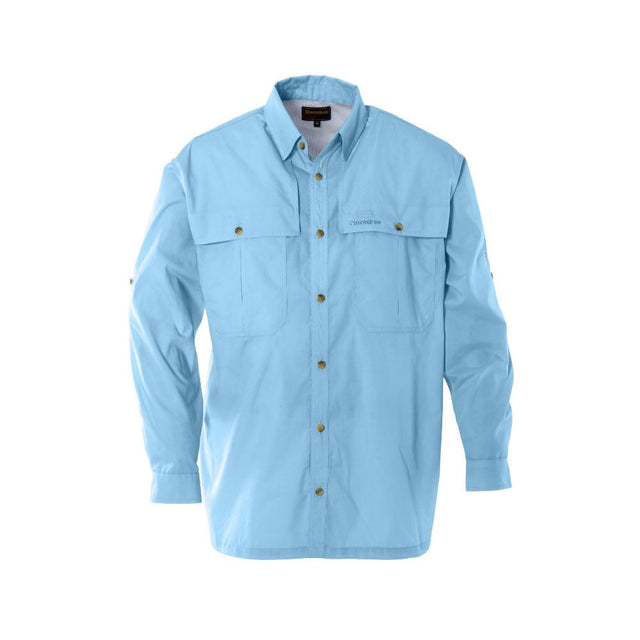 Snowbee XS Fishing Shirt - Sky Blue - XL - PROTEUS MARINE STORE