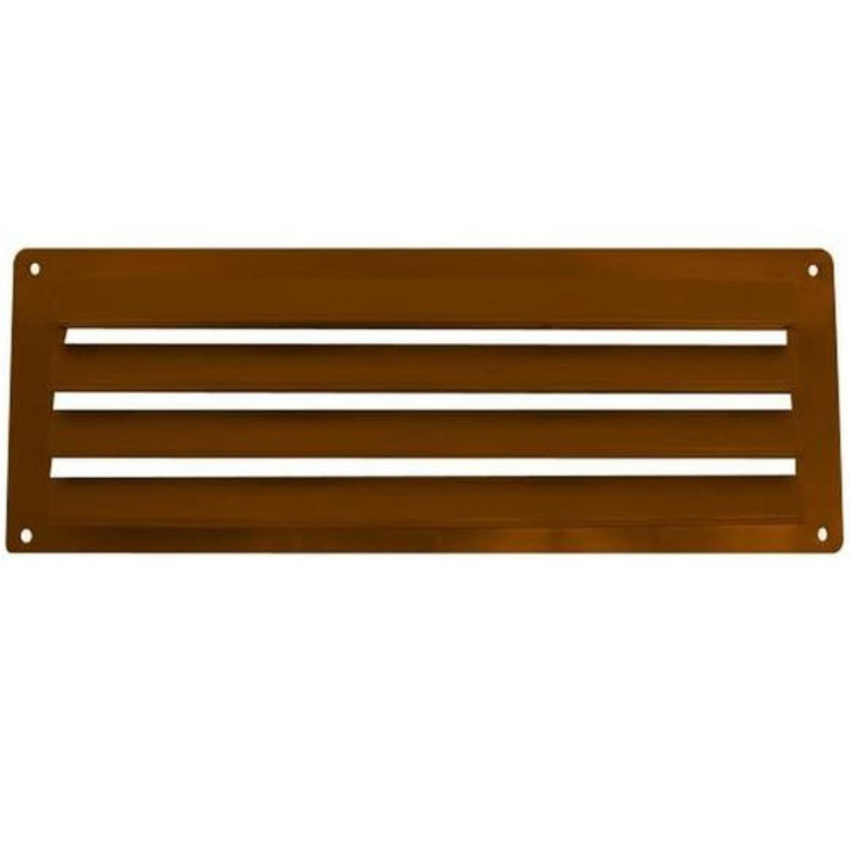 AG Plastic Louvre Air Vent 9-1/2" x 3-1/2" Brown For Caravan Motorhome Campervan