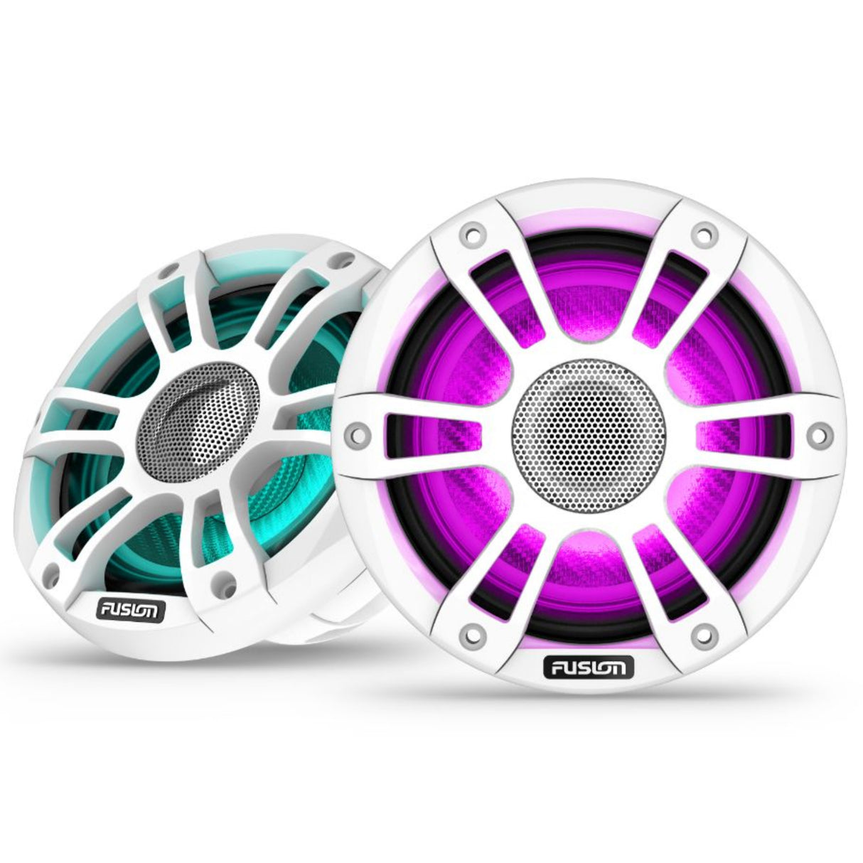 Fusion SG-FL653SPW 6.5" 3i CRGBW LED Speakers 230W - Sports White - PROTEUS MARINE STORE