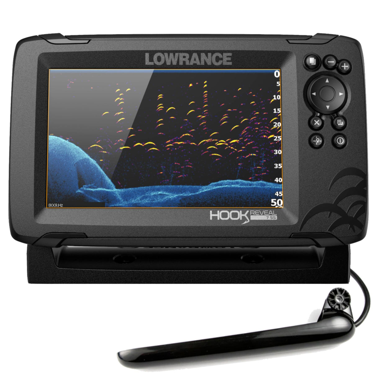 Lowrance HOOK Reveal 7 Display Fishfinder with Tripleshot ROW Transdu