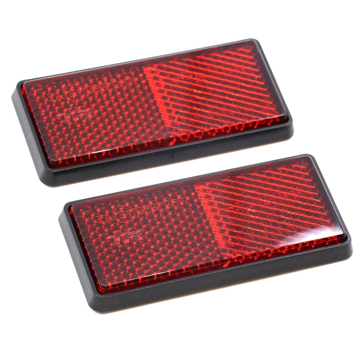 AG Small Red Reflectors Pair