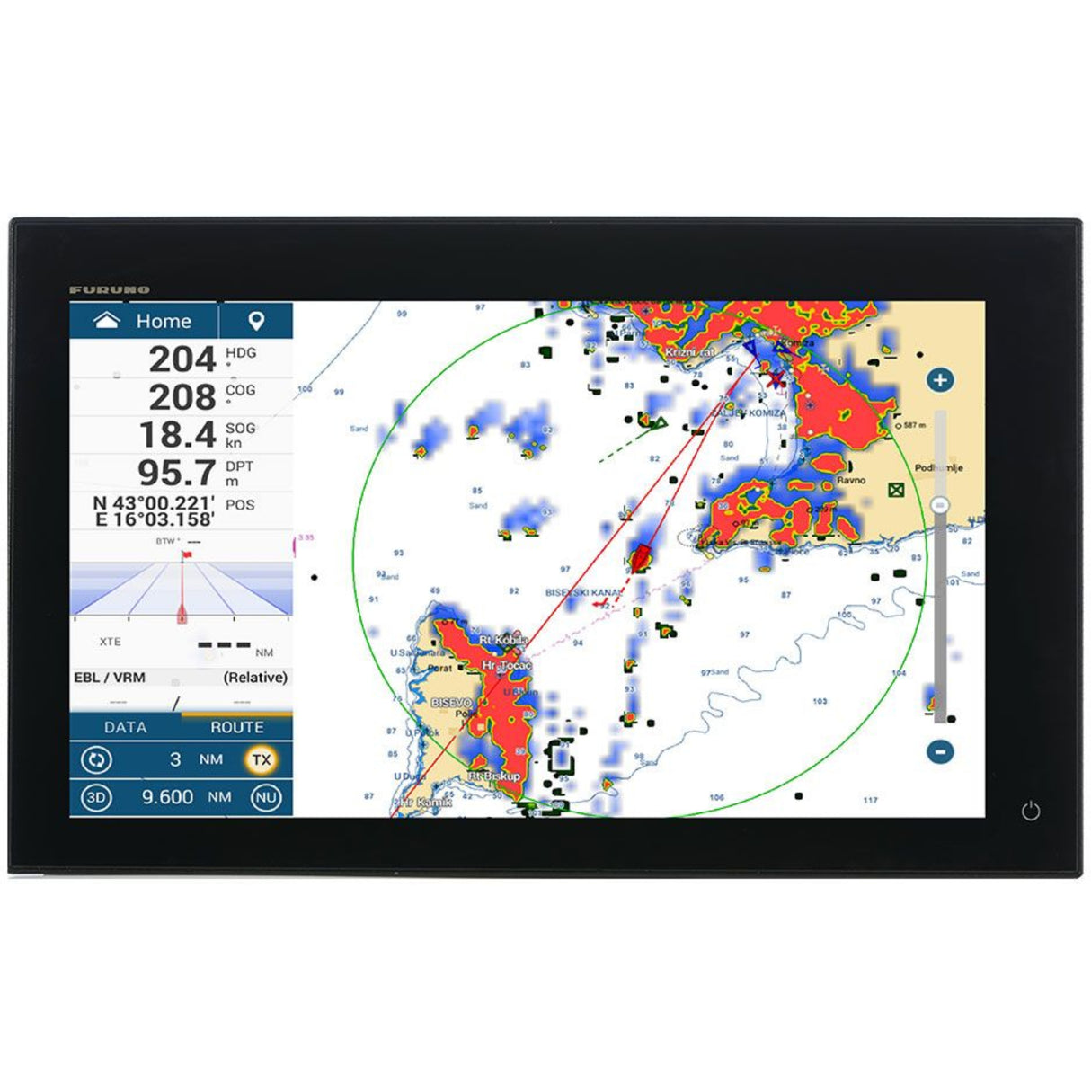 Furuno TZT19F 19" Timezero Touch 3 Multi Function Display for Marine Yacht