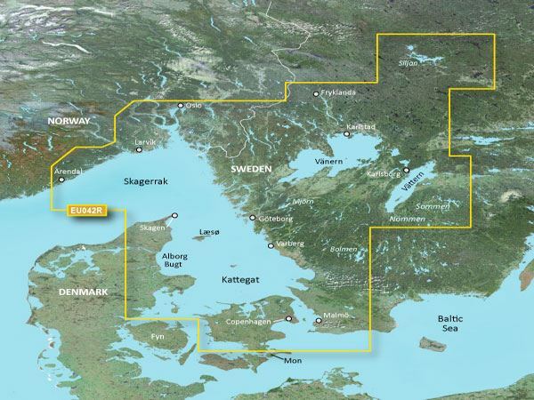 Garmin BlueChart G3 Vision Regular Area - VEU042R Oslo - Trelleborg - PROTEUS MARINE STORE