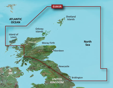 Garmin BlueChart G3 Vision - VEU003R: Great Britain, Northeast Coast - PROTEUS MARINE STORE