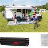 Fiamma Deep Black F45S 300 Awning Royal Grey Fabric