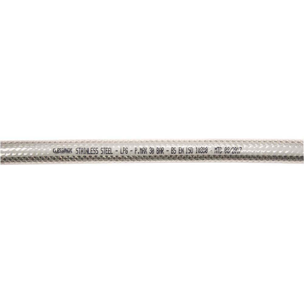 33" Stainless Pigtail W20 to Pol with Non-Return Valve