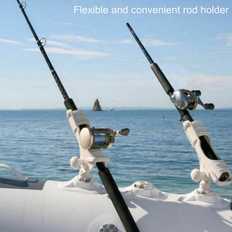 Railblaza Rod Holder II StarPort Kit - White - PROTEUS MARINE STORE