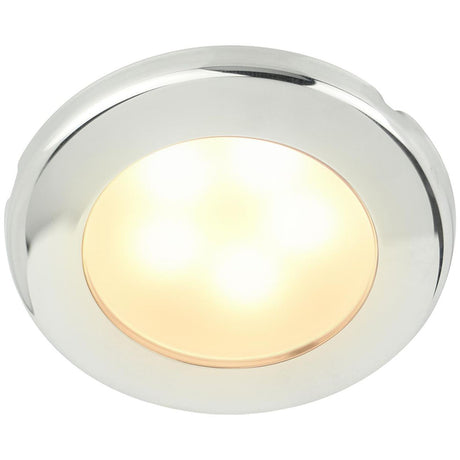 Hella EuroLED 75 Low Profile Round Light (SS Case / Warm White + Red)