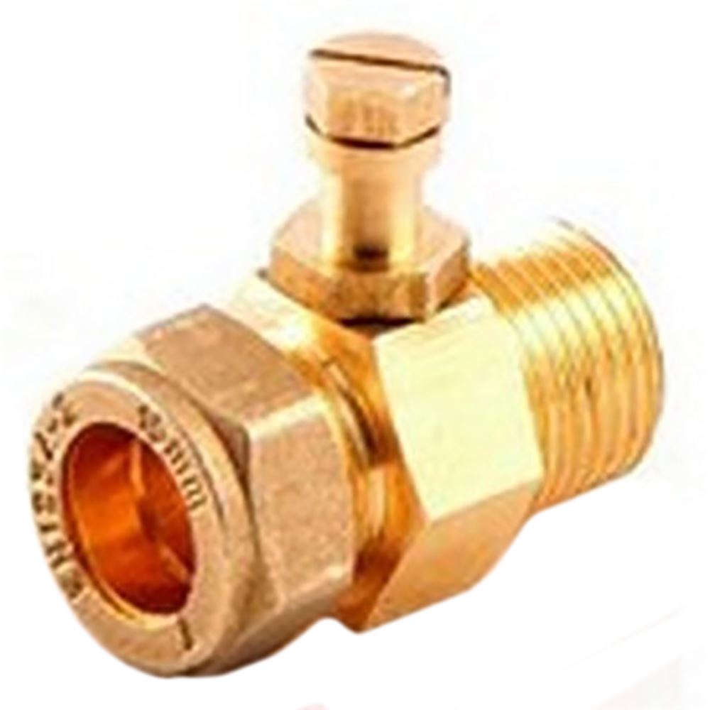Inline Test Point 1/2" Male to 15mm