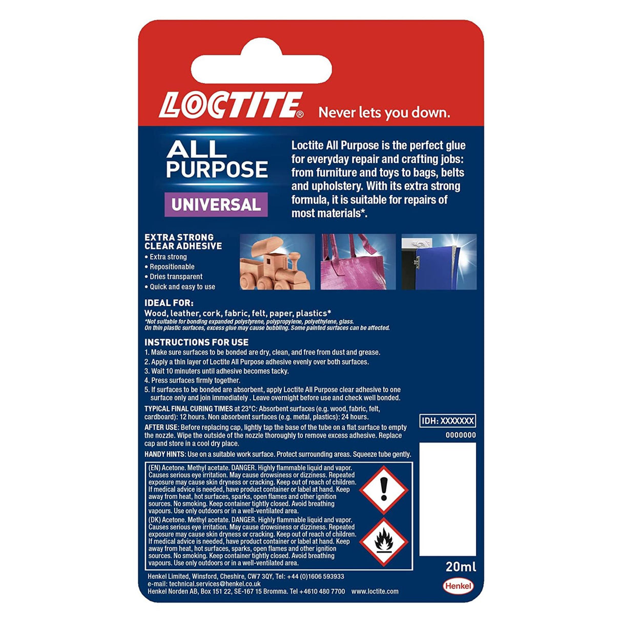 Loctite All Purpose Extra Strong Universal Adhesive 20ml - PROTEUS MARINE STORE