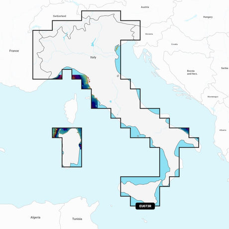 Garmin Navionics Vision+ Chart: EU073R - Italy, Lakes & Rivers - PROTEUS MARINE STORE