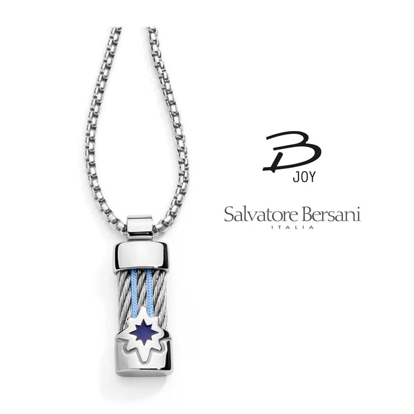 Salvatore Bersani B JOY Marine Pendant Necklace — Nautical Star | White Chain