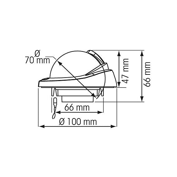 Offshore 75 Compass, Flushmount (Zone C)