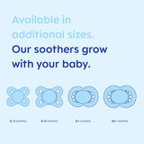 MAM Start Soother Blue Cute 0-2m 2Pk