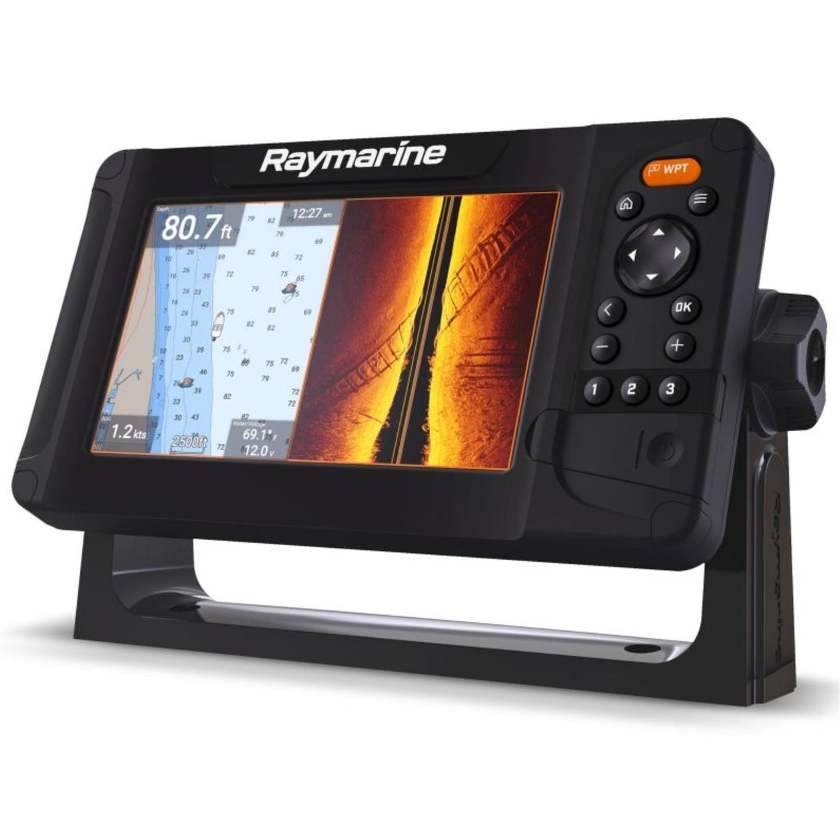 Raymarine Element 7HV 7" Marine Chartplotter with HV100+ Transducer & Western Europe Lighthouse Chart
