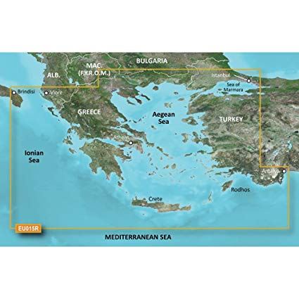 Garmin BlueChart G3 Vision - VEU015R: Aegean Sea & Sea of Marmara - PROTEUS MARINE STORE