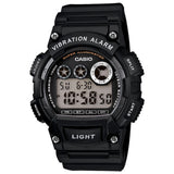 Casio W-735H-1AVEF Mens Digital Sports Watch Alarm Stopwatch 100M - Black Resin
