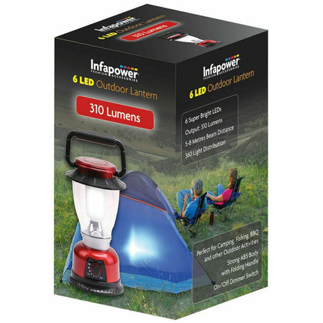 Infapower F042 6 LED Large Outdoor Lantern - PROTEUS MARINE STORE
