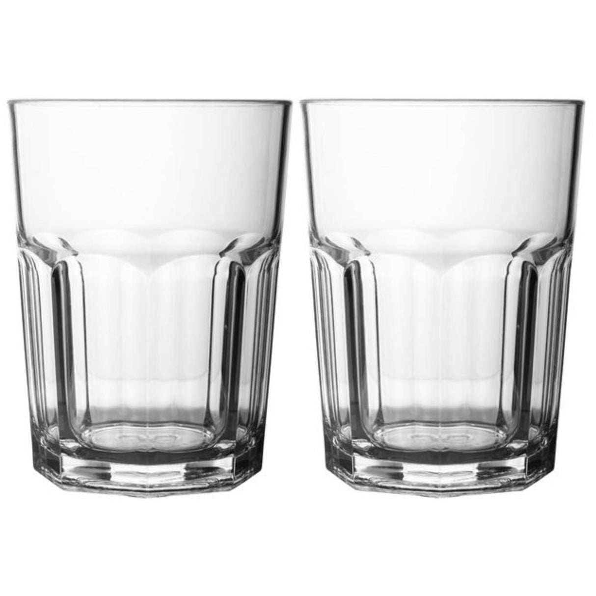 Gimex Solid Line Water Glass 450ml 2 Pieces