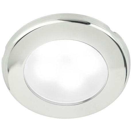 Hella EuroLED 75 Low Profile Round Light (SS Case / White + Red)