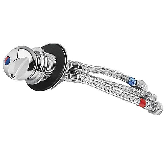 Mixer Tap Chrome + 3 Hoses
