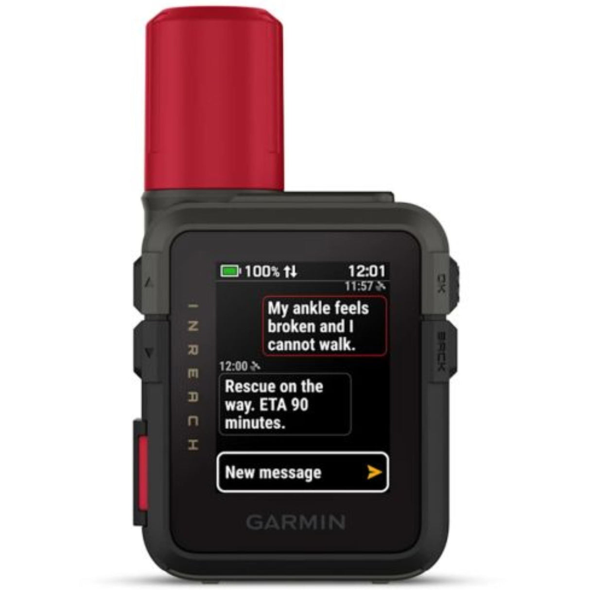 Garmin inReach Mini 3 Plus Touchscreen Compact SOS Satellite Communicator, SOS, IP67
