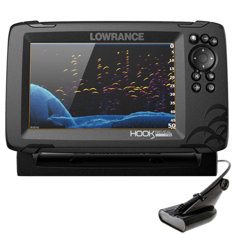 Lowrance HOOK Reveal Fishfinder 7" Display 50/200 HDI ROW - PROTEUS MARINE STORE