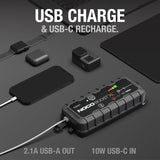 NOCO Boost XL GB50 1500A 12V UltraSafe Portable Lithium Car Jump Starter, Heavy-Duty Battery Booster Power Pack, Powerbank Charger, and Jump Leads for up to 7.0L Petrol and 4.5L Diesel Engines