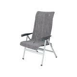 Bo-Camp Camping Chair Cover M Universal Terry Cloth Cotton Grey