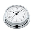 Barigo Clock Chrome 130mm Dial (155 x 35mm) - PROTEUS MARINE STORE