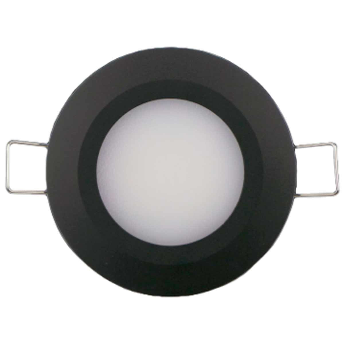 Slim Black LED Downlight for Recess Mount (Warm White / No Switch)