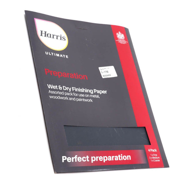 Harris Wet & Dry Paper Ultimate Assorted (Pack of 4) - PROTEUS MARINE STORE