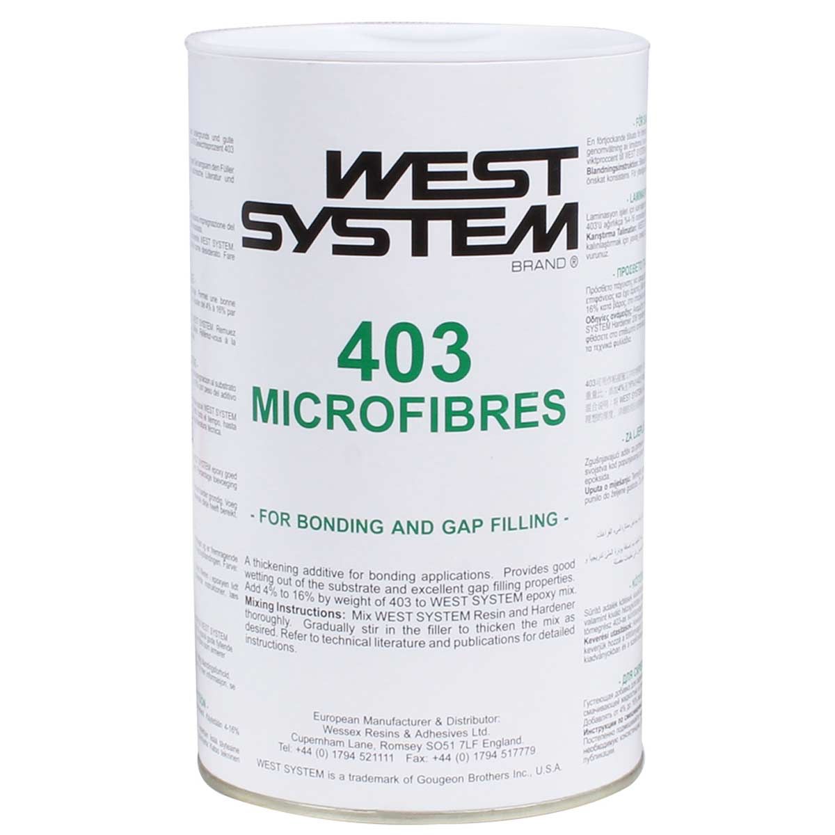 West System 403 Microfibres for Bonding Applications - 150G